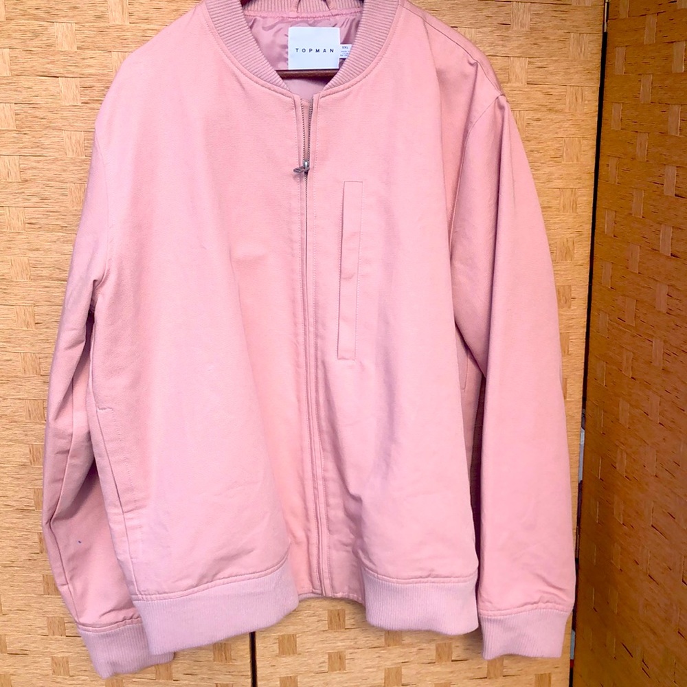 Topman Bomber jacket l Pink l XXL never worn